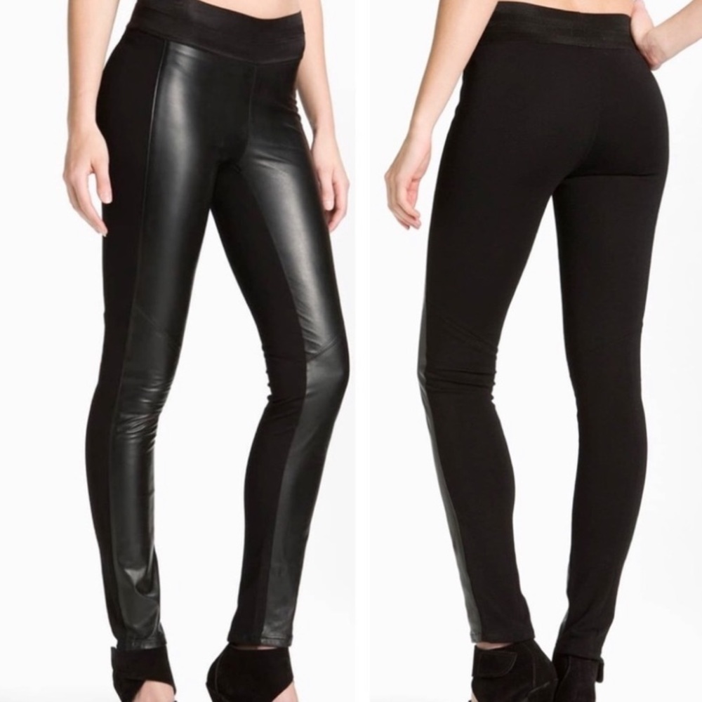 Genuine Leather Paige Paloma Front Pull-On Leggings🌟 Medium